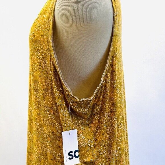 NWT SO GOODS FOR LIFE Juniors Sleeveless Pullover Round Neck Floral Shirt Sz XL - Picture 9 of 10
